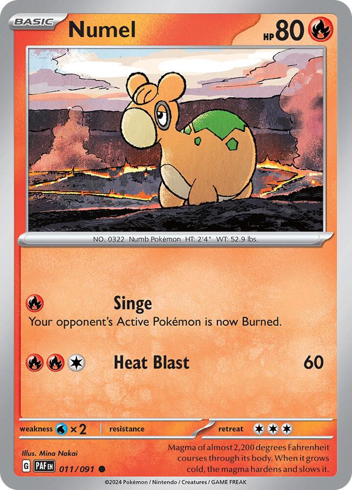 Numel 011/091 (SV: Paldean Fates)  | Good Games Adelaide SA