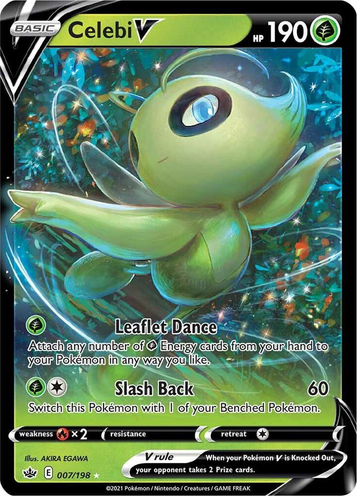 Celebi V 007/198 (SWSH06: Chilling Reign)  - Holofoil | Good Games Adelaide SA