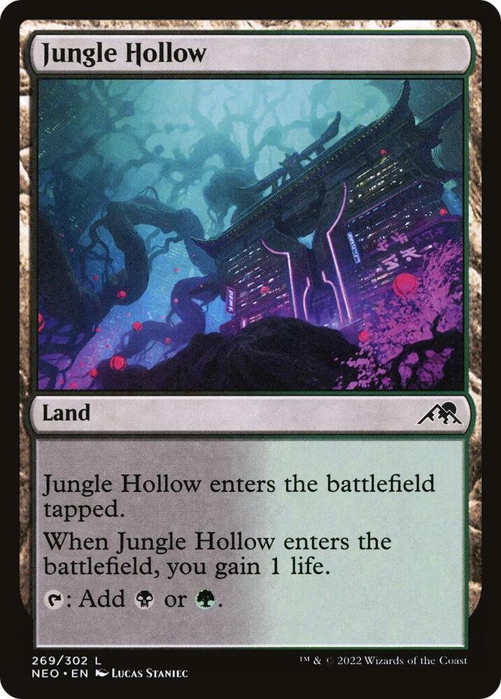 Jungle Hollow 269 (Kamigawa: Neon Dynasty)  - Foil | Good Games Adelaide SA