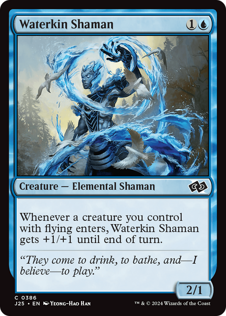 Waterkin Shaman [Foundations Jumpstart] | Good Games Adelaide SA