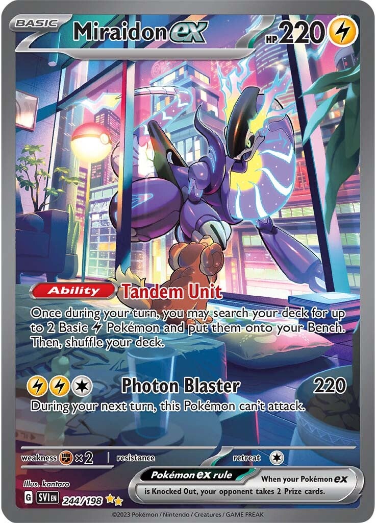 Miraidon ex (244/198) [Scarlet & Violet: Base Set] | Good Games Adelaide SA