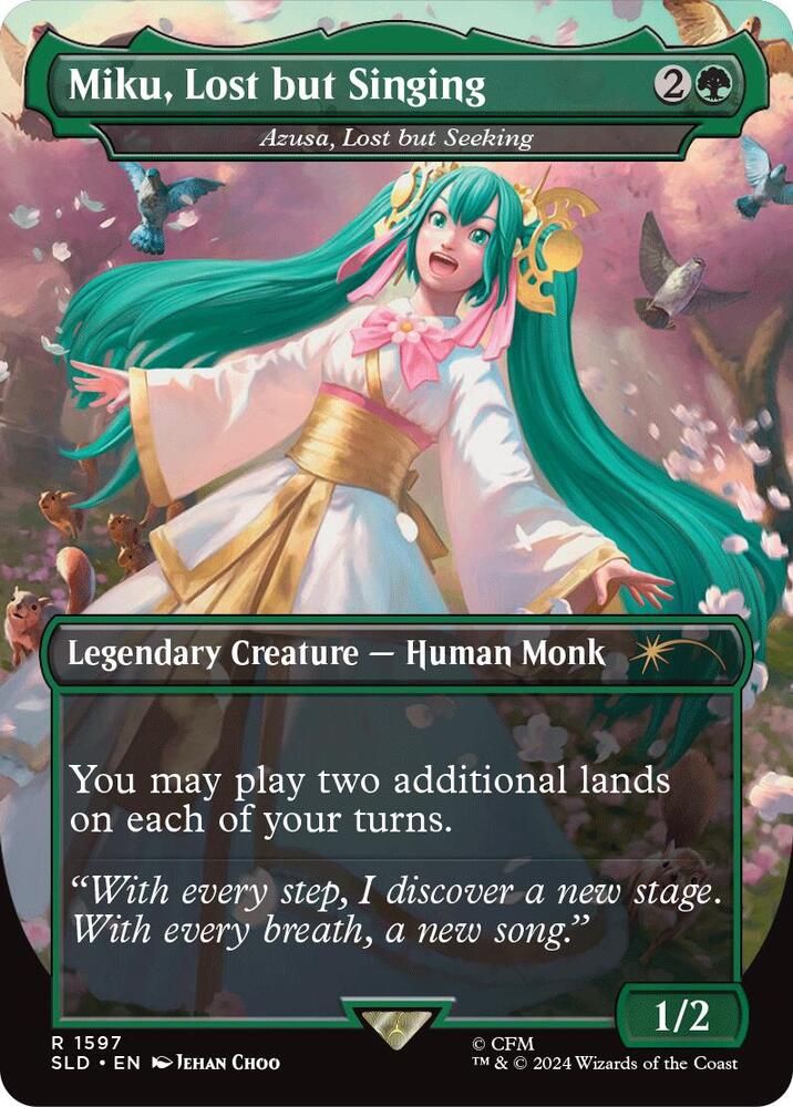 Miku Lost but Singing Azusa Lost but Seeking 1597 (Secret Lair Drop Series)  | Good Games Adelaide SA