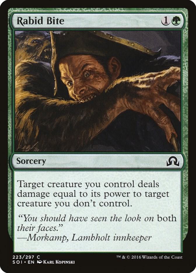 Rabid Bite 223 (Shadows over Innistrad)  - Foil | Good Games Adelaide SA