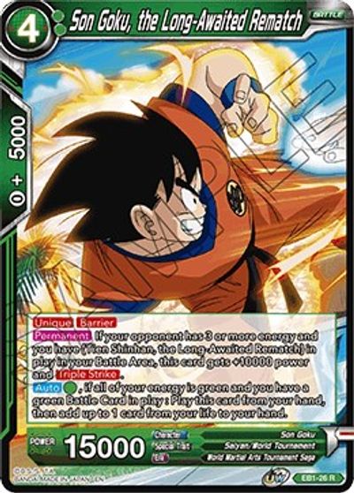 Son Goku, the Long-Awaited Rematch (EB1-026) [Battle Evolution Booster] | Good Games Adelaide SA
