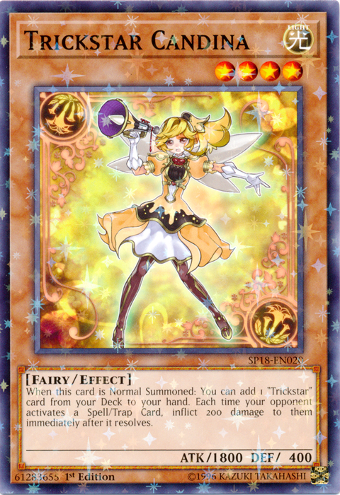 Trickstar Candina [SP18-EN020] Starfoil Rare | Good Games Adelaide SA