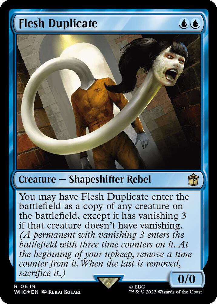 Flesh Duplicate 649 (Universes Beyond: Doctor Who)  - Foil | Good Games Adelaide SA