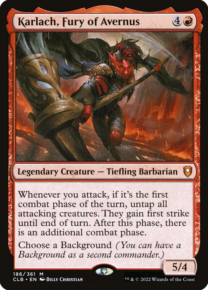Karlach Fury of Avernus 186 (Commander Legends: Battle for Baldur's Gate)  | Good Games Adelaide SA
