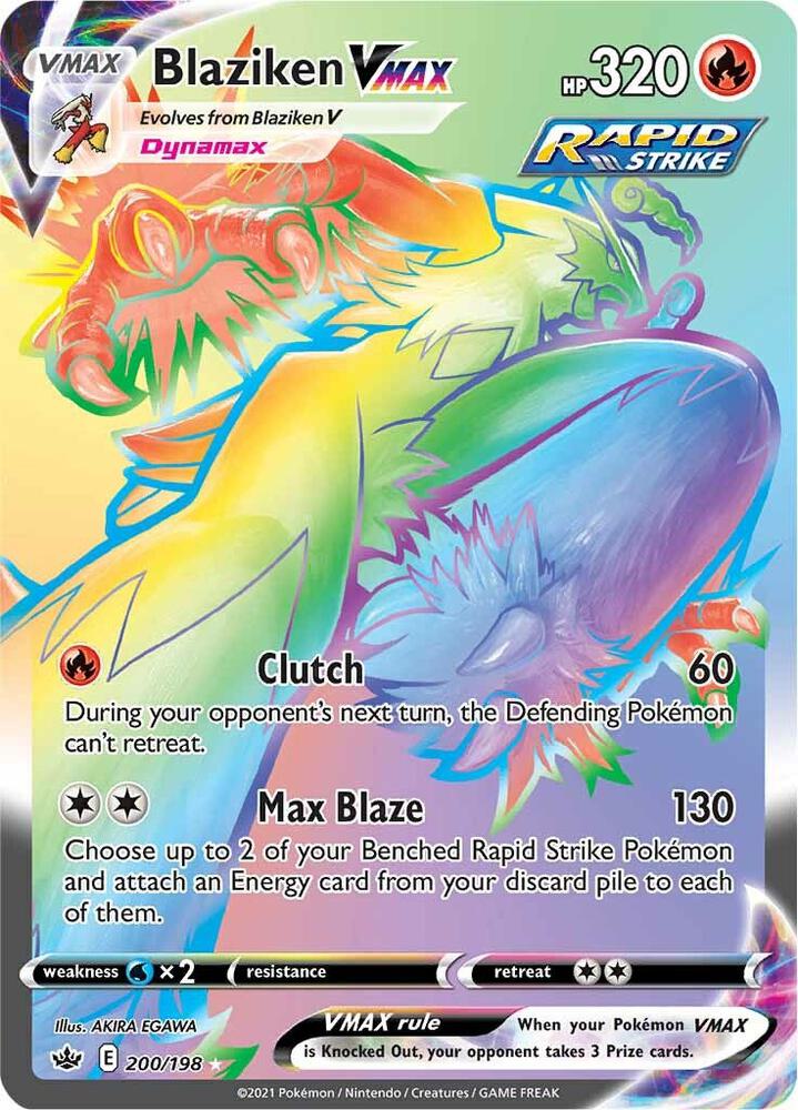 Blaziken VMAX Secret 200/198 (SWSH06: Chilling Reign)  - Holofoil | Good Games Adelaide SA