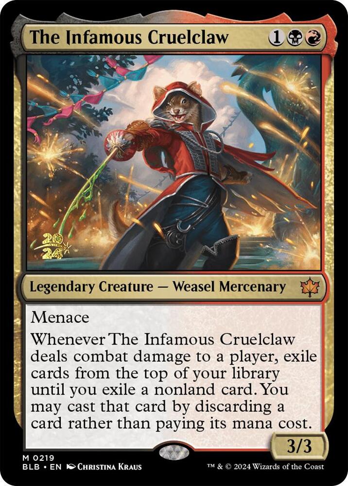 The Infamous Cruelclaw 219 (Prerelease Cards)  - Foil | Good Games Adelaide SA