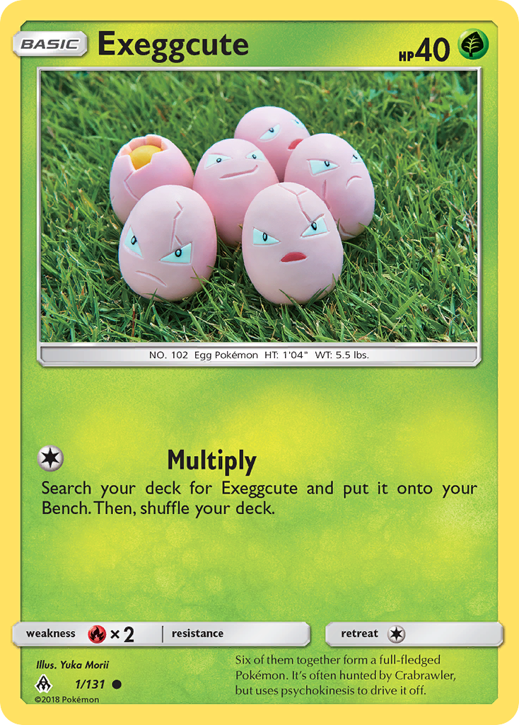 Exeggcute (1/131) [Sun & Moon: Forbidden Light] | Good Games Adelaide SA