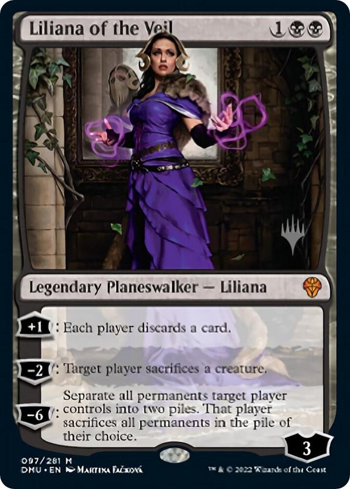 Liliana of the Veil 97 (Promo Pack: Dominaria United)  | Good Games Adelaide SA