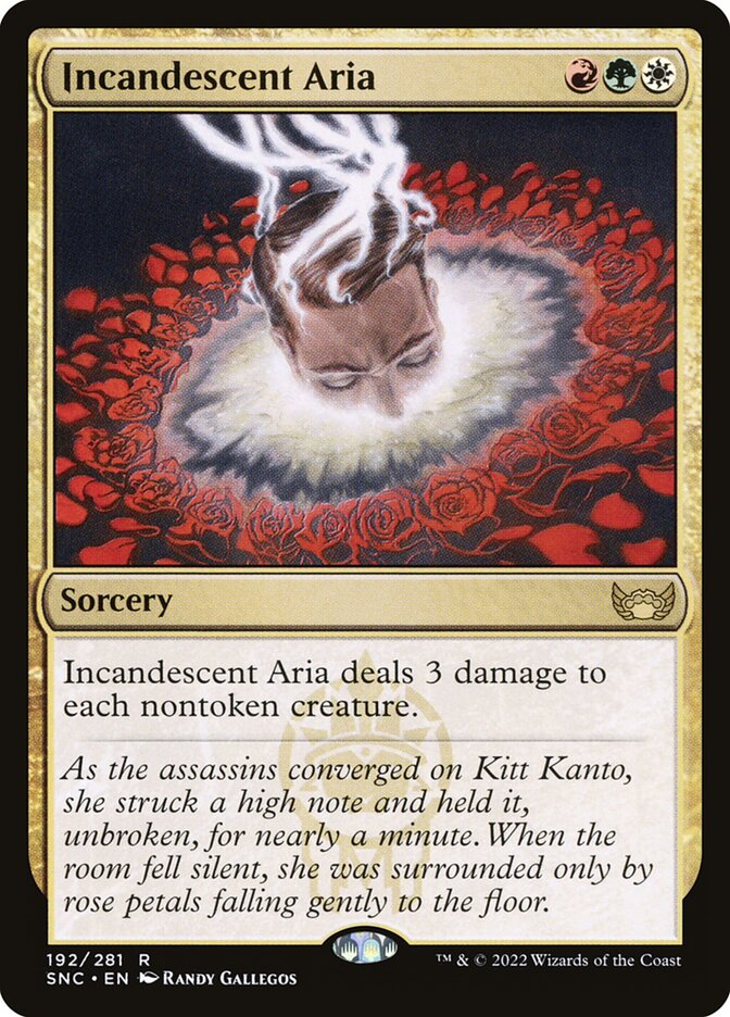 Incandescent Aria 192 (Streets of New Capenna)  - Foil | Good Games Adelaide SA