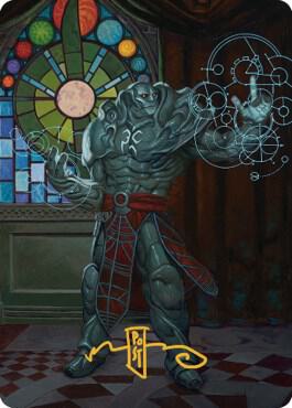 Karn Living Legacy Art Card 2 81 Gold Stamped Signature 2 (Art Series: Dominaria United)  | Good Games Adelaide SA