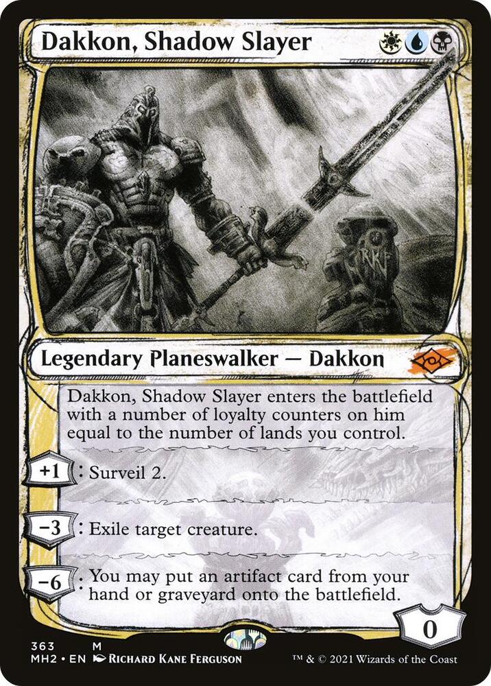 Dakkon Shadow Slayer Showcase 363 (Modern Horizons 2)  - Foil | Good Games Adelaide SA