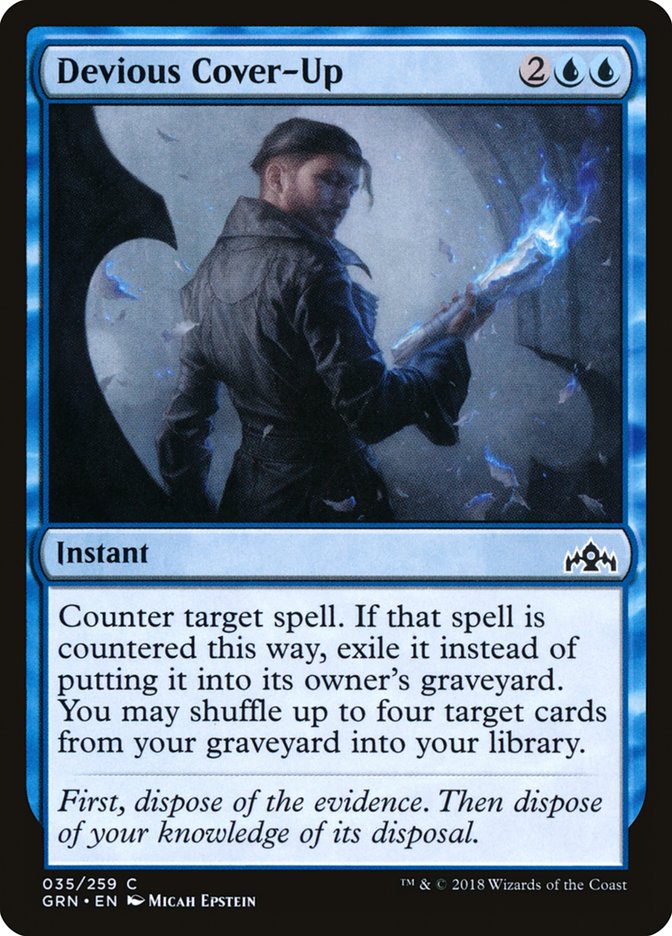 Devious Cover-Up [Guilds of Ravnica] | Good Games Adelaide SA