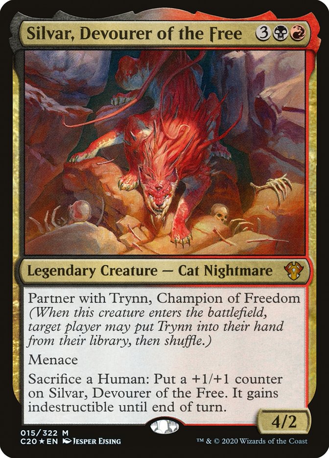 Silvar, Devourer of the Free 15 (Commander 2020)  - Foil | Good Games Adelaide SA