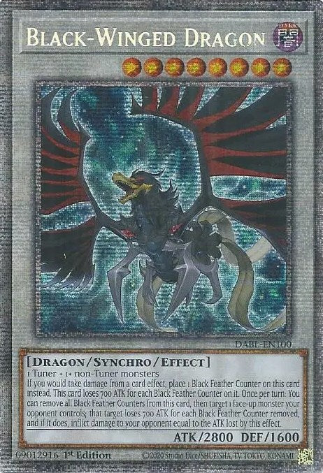 Black-Winged Dragon [DABL-EN100] Starlight Rare | Good Games Adelaide SA