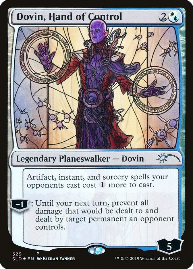 Dovin Hand of Control Stained Glass 529 (Secret Lair Drop Series)  - Foil | Good Games Adelaide SA