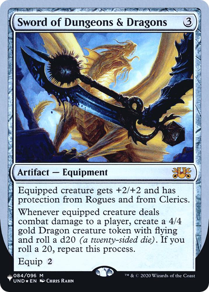 Sword of Dungeons and Dragons 084/096 (The List Reprints)  - Foil | Good Games Adelaide SA