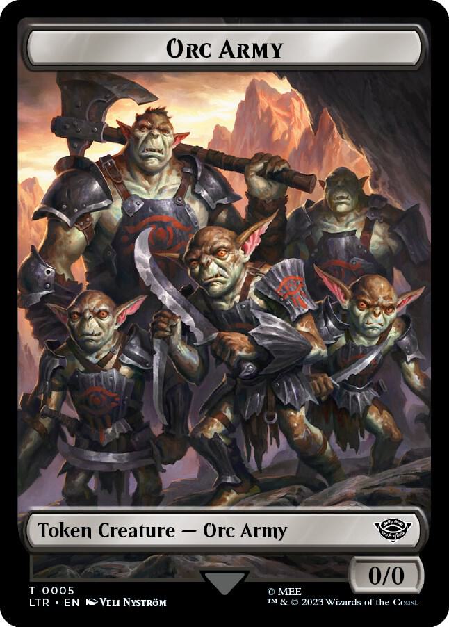 Orc Army Token 0005 5 (Universes Beyond: The Lord of the Rings: Tales of Middle-earth)  | Good Games Adelaide SA