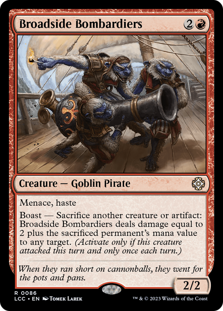 Broadside Bombardiers [The Lost Caverns of Ixalan Commander] | Good Games Adelaide SA