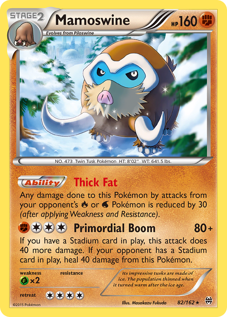 Mamoswine (82/162) [XY: BREAKthrough] | Good Games Adelaide SA