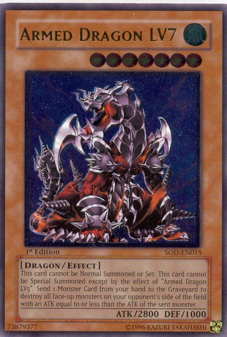 Armed Dragon LV7 [SOD-EN015] Ultimate Rare | Good Games Adelaide SA