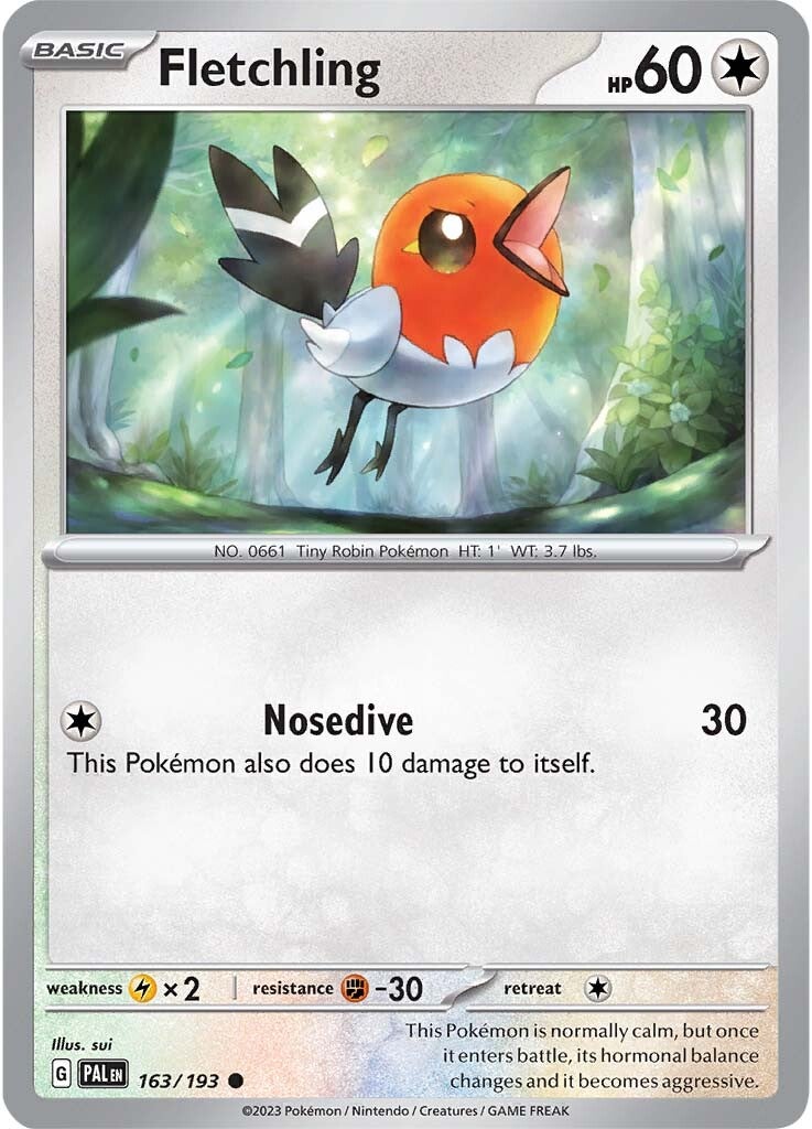 Fletchling (163/193) [Scarlet & Violet: Paldea Evolved] | Good Games Adelaide SA