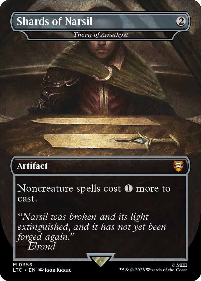 Shards of Narsil Thorn of Amethyst 356 (Commander: The Lord of the Rings: Tales of Middle-earth)  - Foil | Good Games Adelaide SA