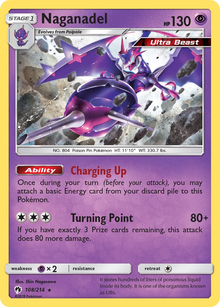 Naganadel(108/214) (Theme Deck Exclusive) [Sun & Moon: Lost Thunder] | Good Games Adelaide SA
