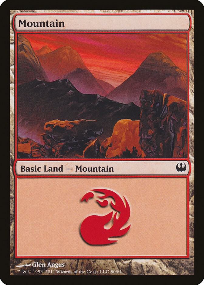Mountain 80 (Duel Decks: Knights vs. Dragons)  | Good Games Adelaide SA