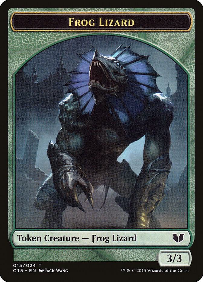 Frog Lizard Germ Double Sided Token 15 // 7 (Commander 2015)  | Good Games Adelaide SA