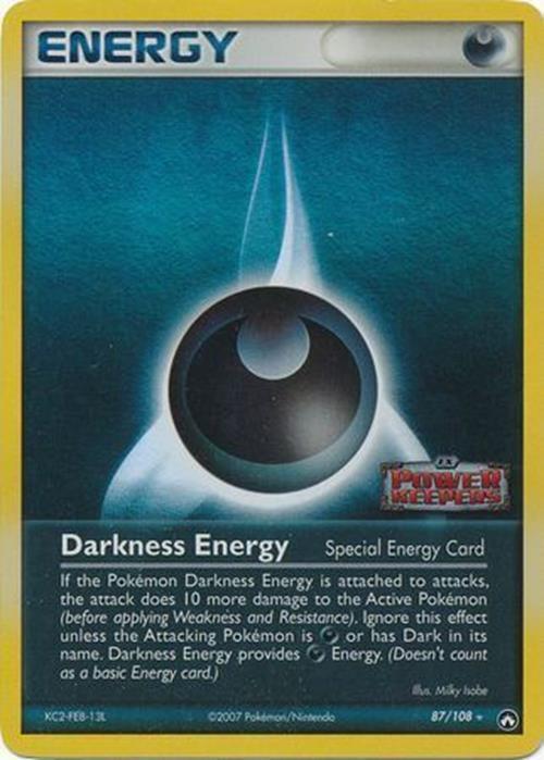 Darkness Energy (87/108) (Stamped) [EX: Power Keepers] | Good Games Adelaide SA