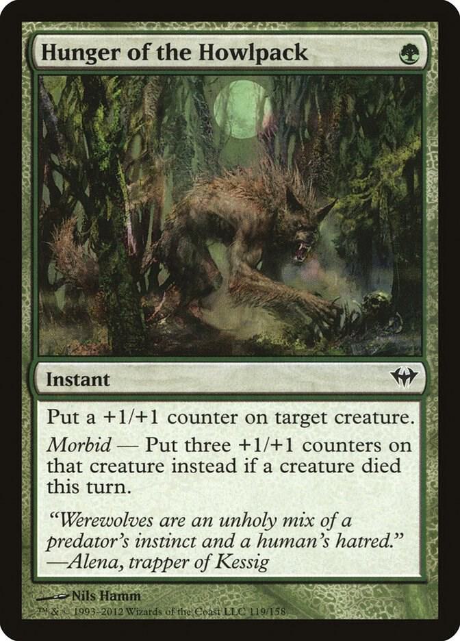 Hunger of the Howlpack 119 (Dark Ascension)  - Foil | Good Games Adelaide SA