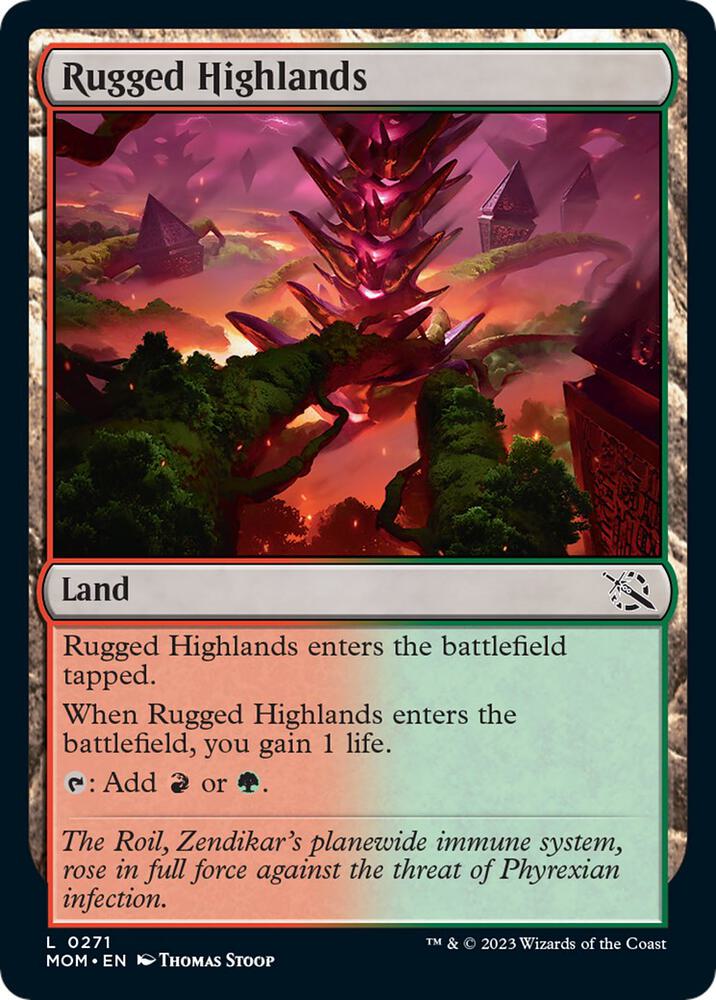 Rugged Highlands 271 (March of the Machine)  - Foil | Good Games Adelaide SA