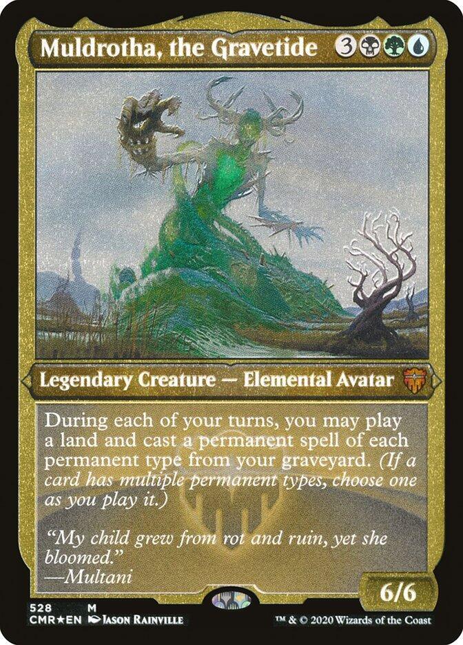 Muldrotha the Gravetide Foil Etched 528 (Commander Legends)  - Foil | Good Games Adelaide SA