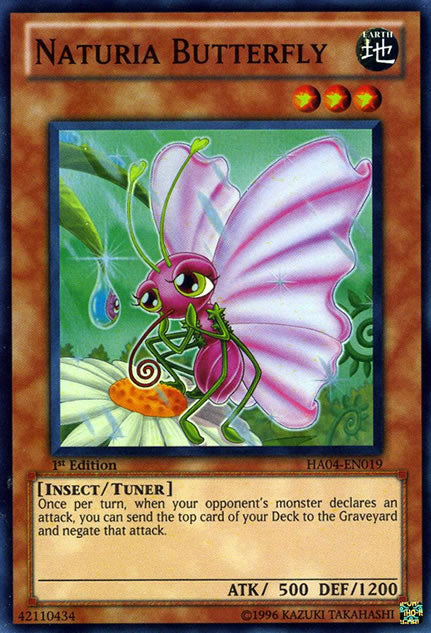 Naturia Butterfly [HA04-EN019] Super Rare | Good Games Adelaide SA