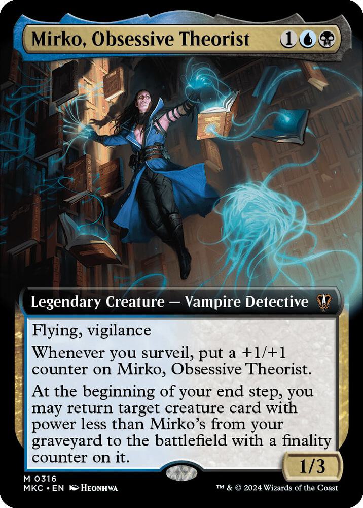 Mirko, Obsessive Theorist 316 (Commander: Murders at Karlov Manor)  - Foil | Good Games Adelaide SA