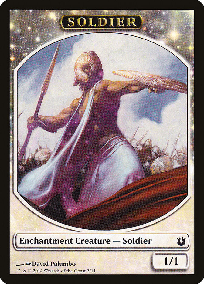 Soldier Token [Born of the Gods Tokens] | Good Games Adelaide SA
