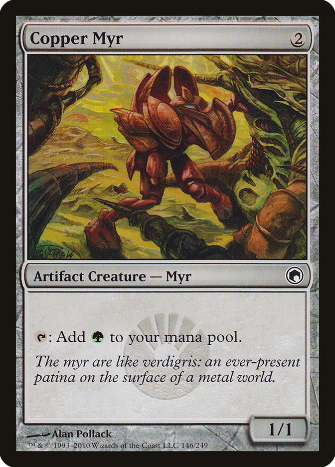 Copper Myr 146 (Scars of Mirrodin)  - Foil | Good Games Adelaide SA