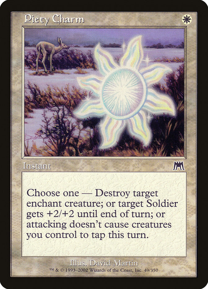 Piety Charm 49 (Onslaught)  - Foil | Good Games Adelaide SA