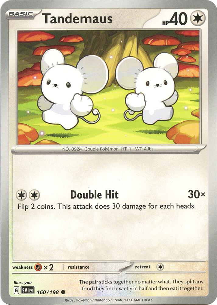 Tandemaus 160/198 (SV01: Scarlet & Violet Base Set)  | Good Games Adelaide SA