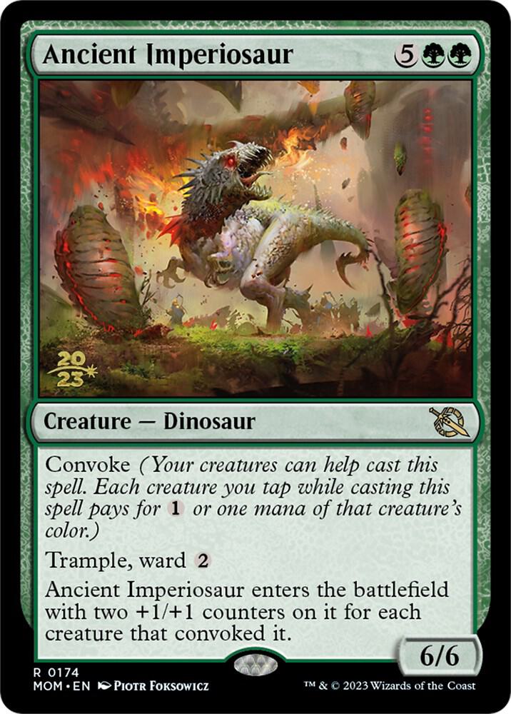 Ancient Imperiosaur 174 (Prerelease Cards)  - Foil | Good Games Adelaide SA