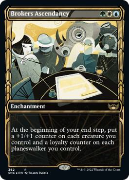 Brokers Ascendancy Gilded Foil 362 (Streets of New Capenna)  - Foil | Good Games Adelaide SA