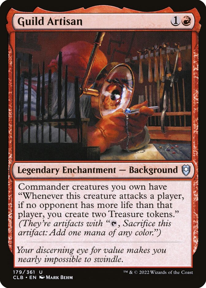Guild Artisan 179 (Commander Legends: Battle for Baldur's Gate)  - Foil | Good Games Adelaide SA