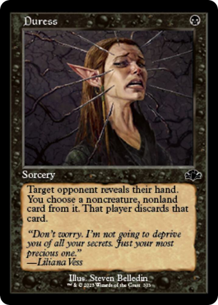 Duress Retro Frame 303 (Dominaria Remastered)  | Good Games Adelaide SA