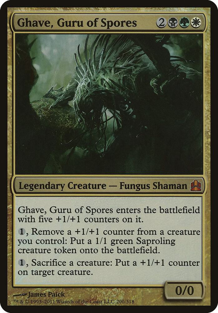 Ghave Guru of Spores Commander 200 (Oversize Cards)  - Foil | Good Games Adelaide SA