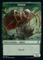 Treefolk // Spider Double-sided Token [Streets of New Capenna Commander Tokens] | Good Games Adelaide SA