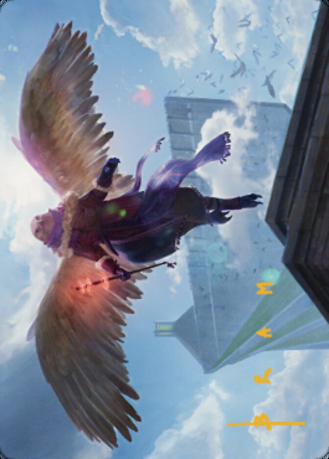Balmor, Battlemage Captain Art Card 1 (Gold-Stamped Signature) [Dominaria United Art Series] | Good Games Adelaide SA