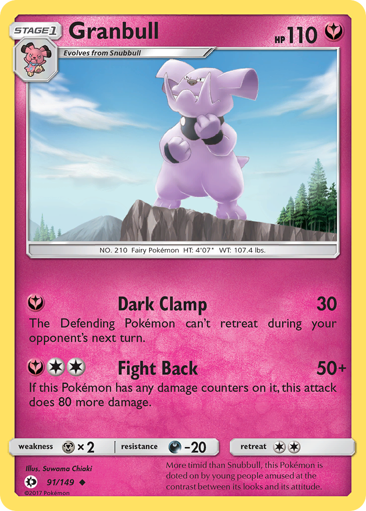 Granbull (91/149) [Sun & Moon: Base Set] | Good Games Adelaide SA